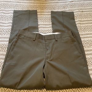 Louis Raphael Tailored 29 x 30 Charcoal Polyester Grey Dress Pants